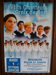 affiche du concert