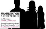 Manifestation du 22 mars à Cologne contre la sexualisation forcée des enfants (première vidéo)