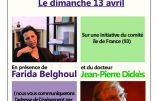 Farida Belghoul, Alain Escada et le Dr Dickès en tournée de conférences