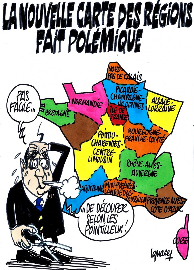 Ignace - Nouvelle carte des régions
