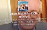 Jean-Marie Le Pen a confié son site et son compte twitter à un militant juif