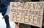 Les « sans-dents » manifestaient aux abords de l’Elysée ! (vidéo)