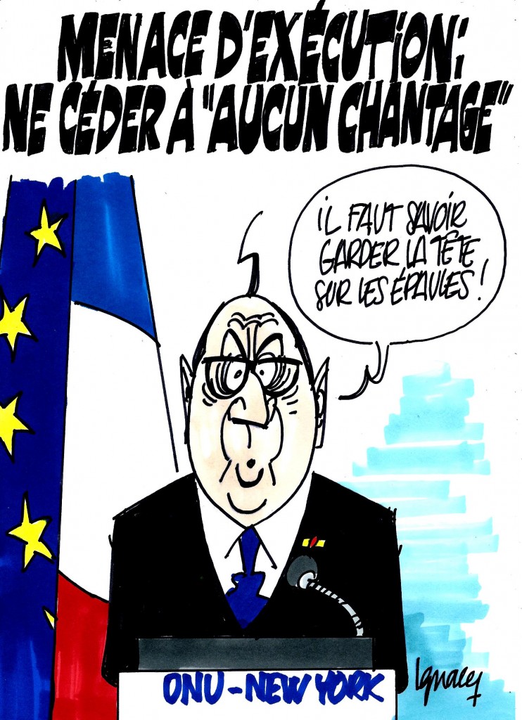 Ignace - Otage : ne céder à "aucun chantage"