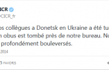 Un employé suisse de la Croix Rouge tué à Donetsk où les attaques de la junte se poursuivent