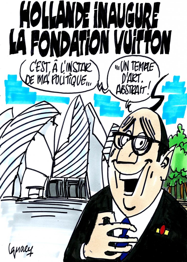 Ignace - Hollande inaugure la fondation Vuitton