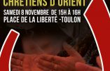 Toulon n’oublie pas les chrétiens d’Orient : rassemblement le 8 novembre