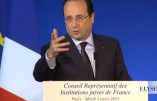 François Hollande, invité d’honneur du dîner du CRIF ce soir