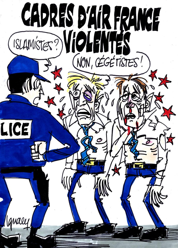 Ignace - Dirigeants d'Air France agressés