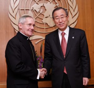 cardinal tauran ban ki-moon