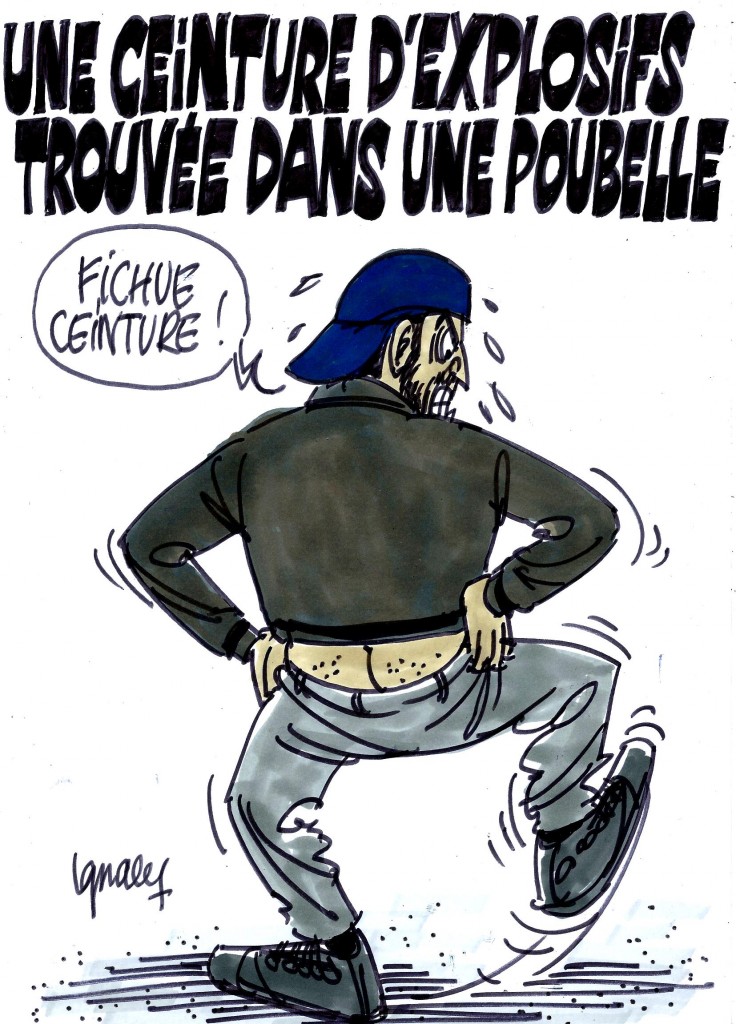 Ignace - Une ceinture d'explosifs trouvée dans une poubelle