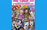 Affiche antichrétienne pour la « marche des fiertés LGBT »