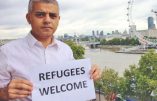 Sadiq Khan milite bien entendu pour l'accueil des "réfugiés"