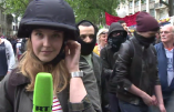 Les nervis ukrainiens de « nuit debout » agressent la journaliste de RT