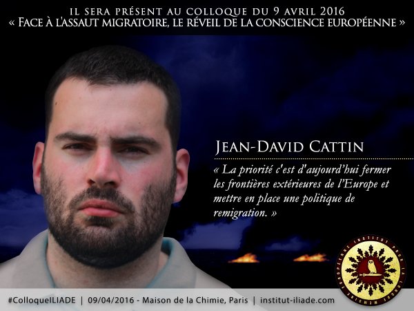 Jean-David Cattin, directeur des « Identitaires » : « Le vivre-ensemble n’existe pas! »