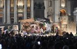 L’image des migrants dans la crèche place Saint-Pierre à Rome