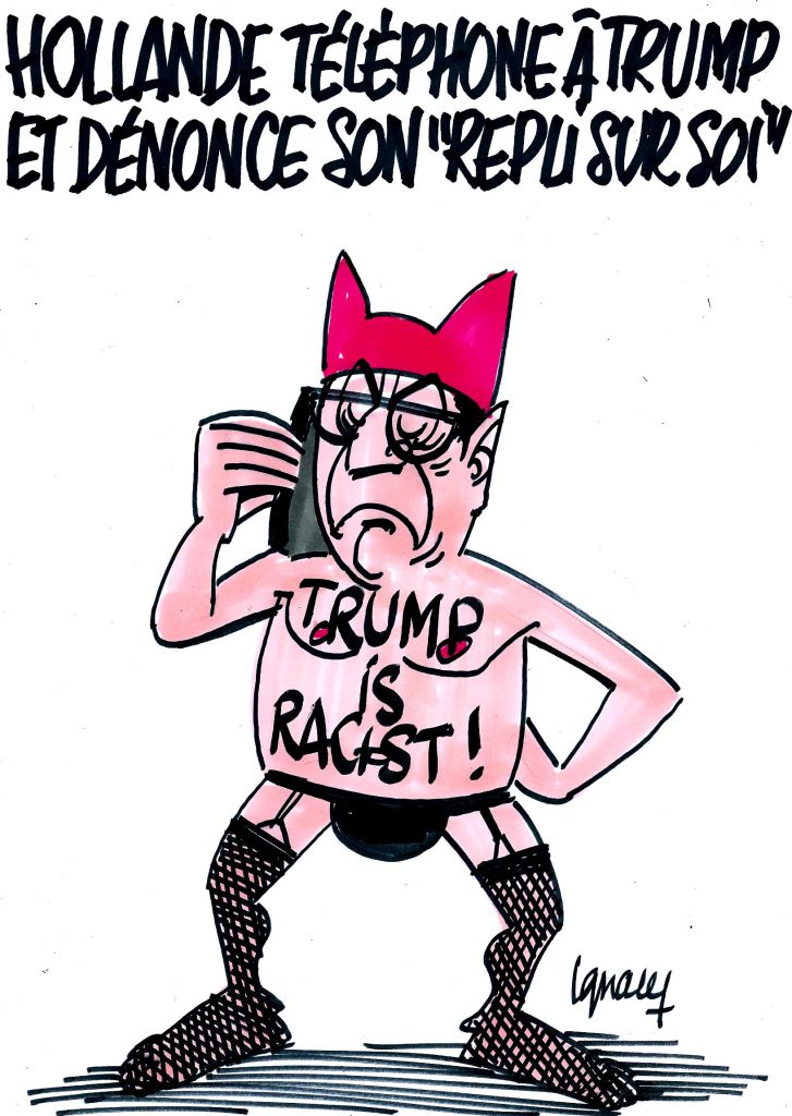 Ignace - Hollande ferme avec Trump