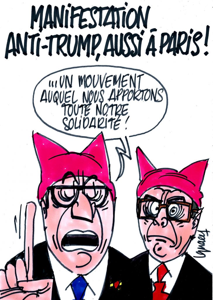 Ignace - Manifestation anti-Trump à Paris