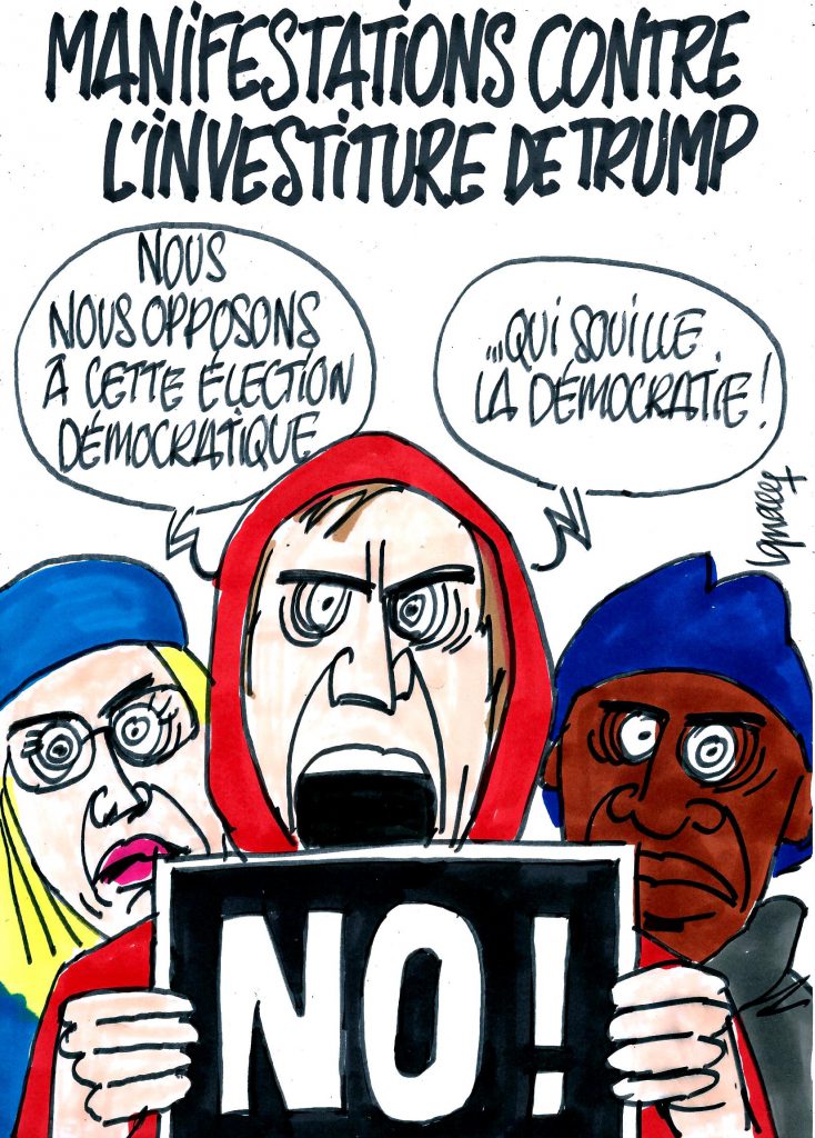 Ignace - Manifs contre l'investiture de Trump