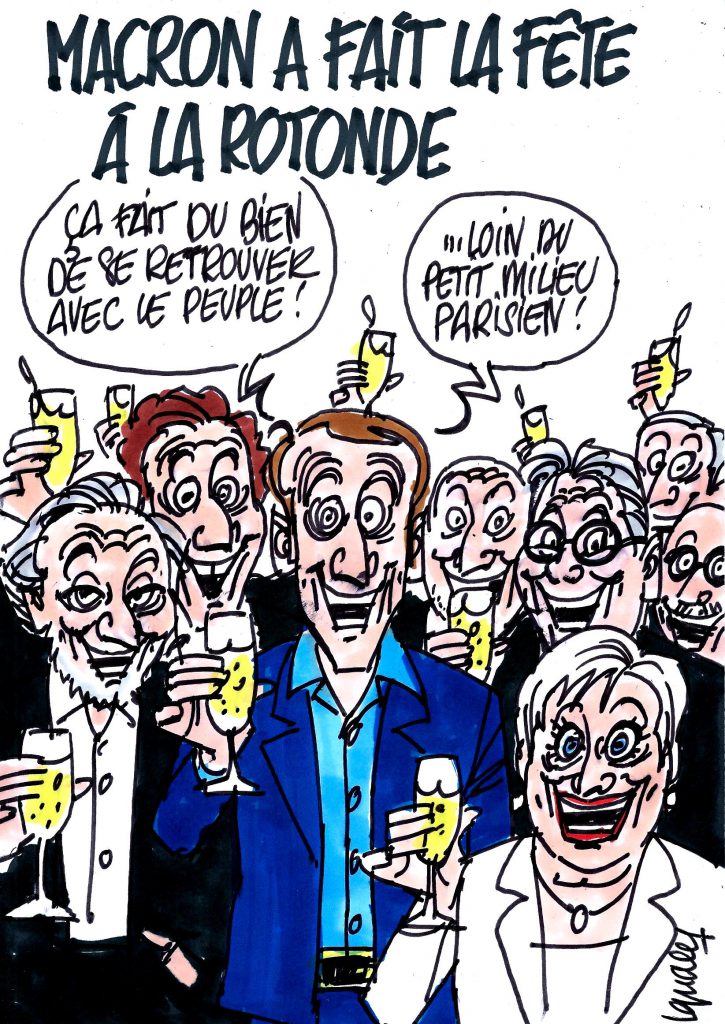 Ignace - Macron et la fête à la Rotonde