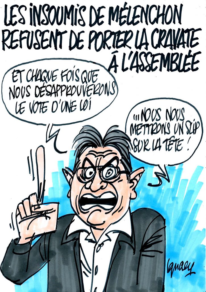 Ignace - Mélenchon insoumis et sans cravate