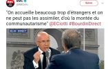 Eric Ciotti vient de découvrir qu’ « on accueille beaucoup trop d’étrangers »