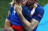 during the UEFA EURO 2016 round of 16 match between France and Republic of Ireland at Stade des Lumieres on June 26, 2016 in Lyon, France.