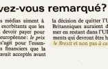 Mais si, le brexit est une très bonne affaire financière pour le Royaume-uni!