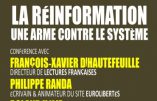 1er mars 2018 à Poitiers – Débat « La réinformation, une arme contre le système »
