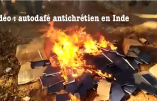 Autodafé antichrétien en Inde