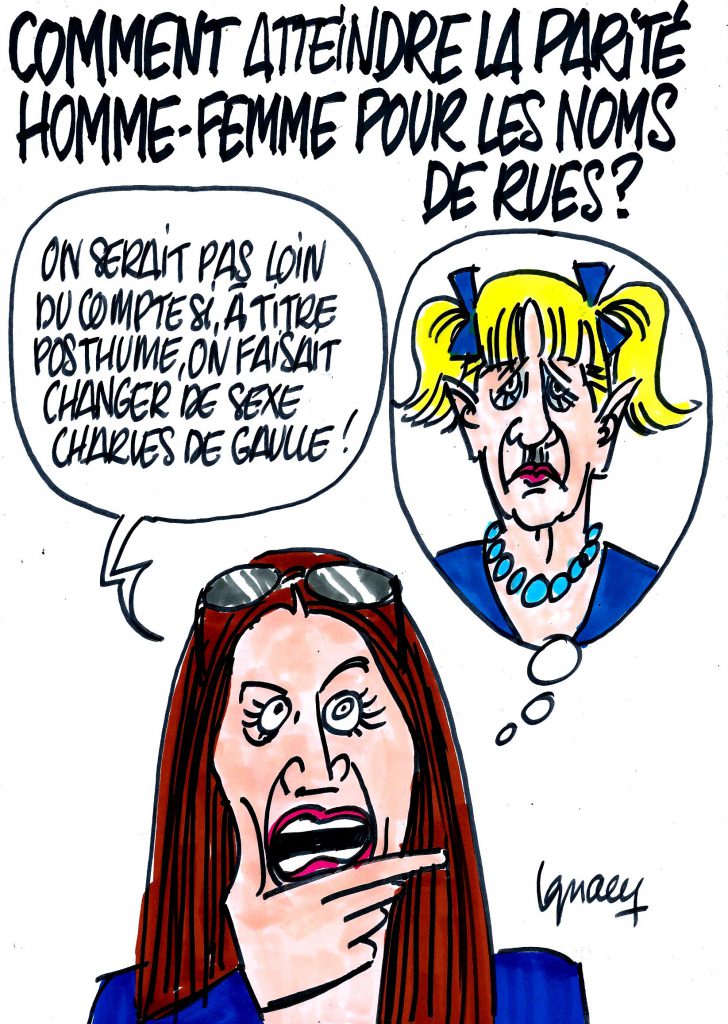 Ignace - Parité homme-femme pour les noms de rues
