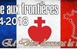 Carte interactive des rosaires aux frontières en France ce 28 avril 2018