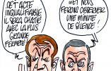 Ignace - Banderole LGBT dégradée à l'Assemblée