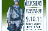 Exposition Centenaire de l’armistice les 9, 10 et 11 novembre à Saint-Sulpice