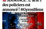 Manifestation des Gyros Bleus, policiers en colère, ce 20 décembre, et appel à fermer les commissariats mercredi