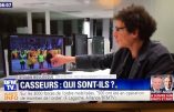 Sylvain Boulouque, « expert » de BFMTV, qui confond drapeau de Picardie et drapeau royaliste