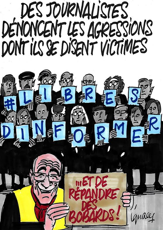 Ignace - Des journalistes défendent leur liberté d'informer