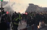 Lacrymogènes contre gilets jaunes place de la Concorde ce 5 février