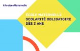 Scolarité obligatoire dès 3 ans