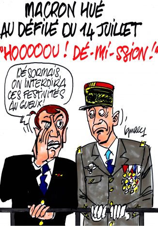 Ignace - Macron hué au défilé du 14 juillet