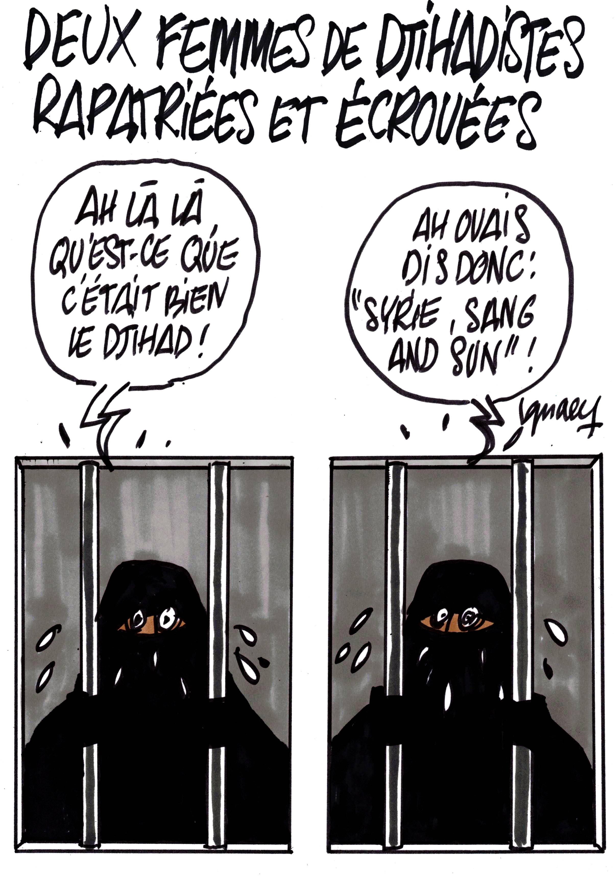 Ignace - Deux femmes de djihadistes rapatriées et écrouées