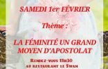 1er février 2020 à Rennes – « La féminité, un grand moyen d’apostolat »