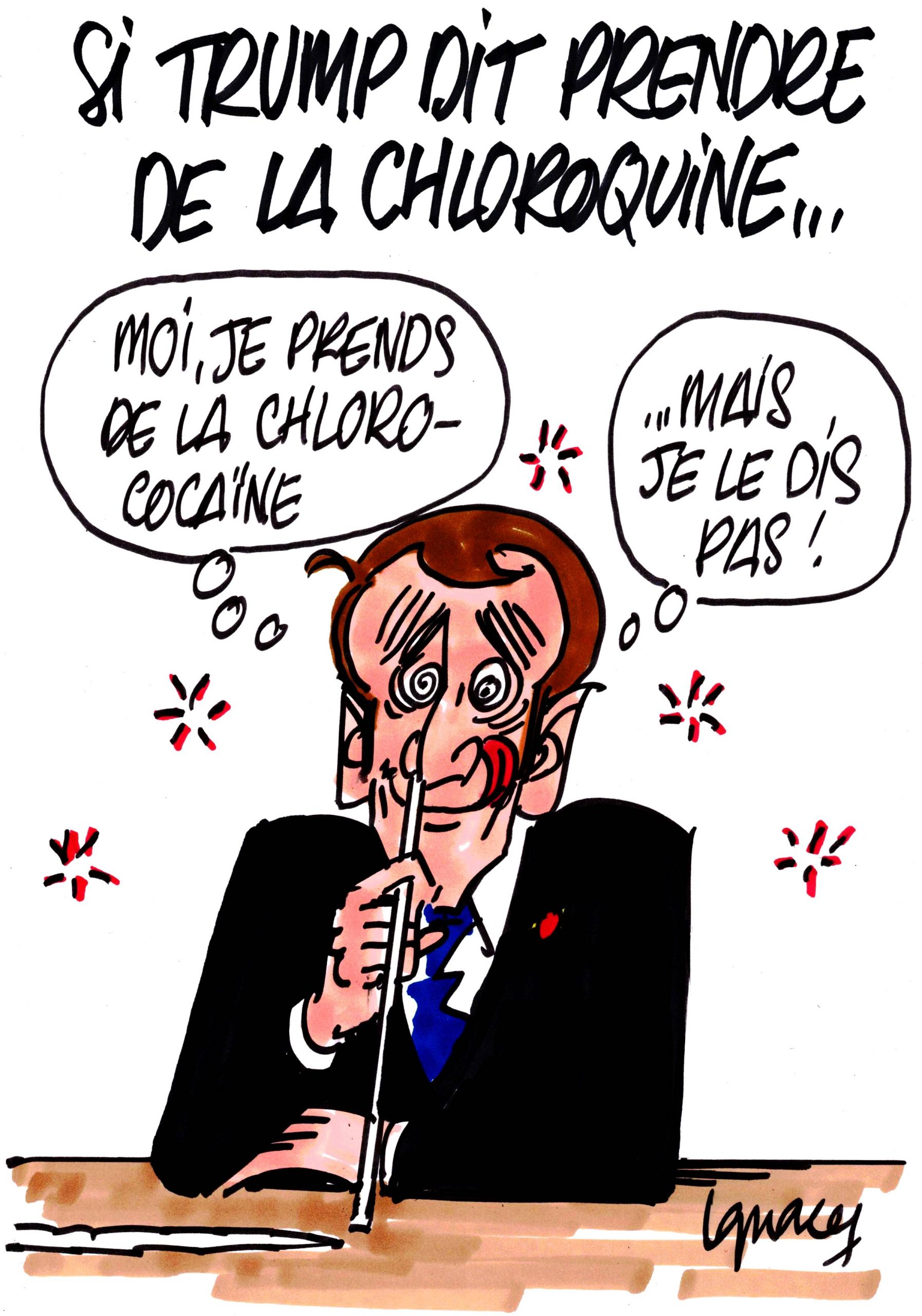 Ignace - Trump dit prendre de la chloroquine