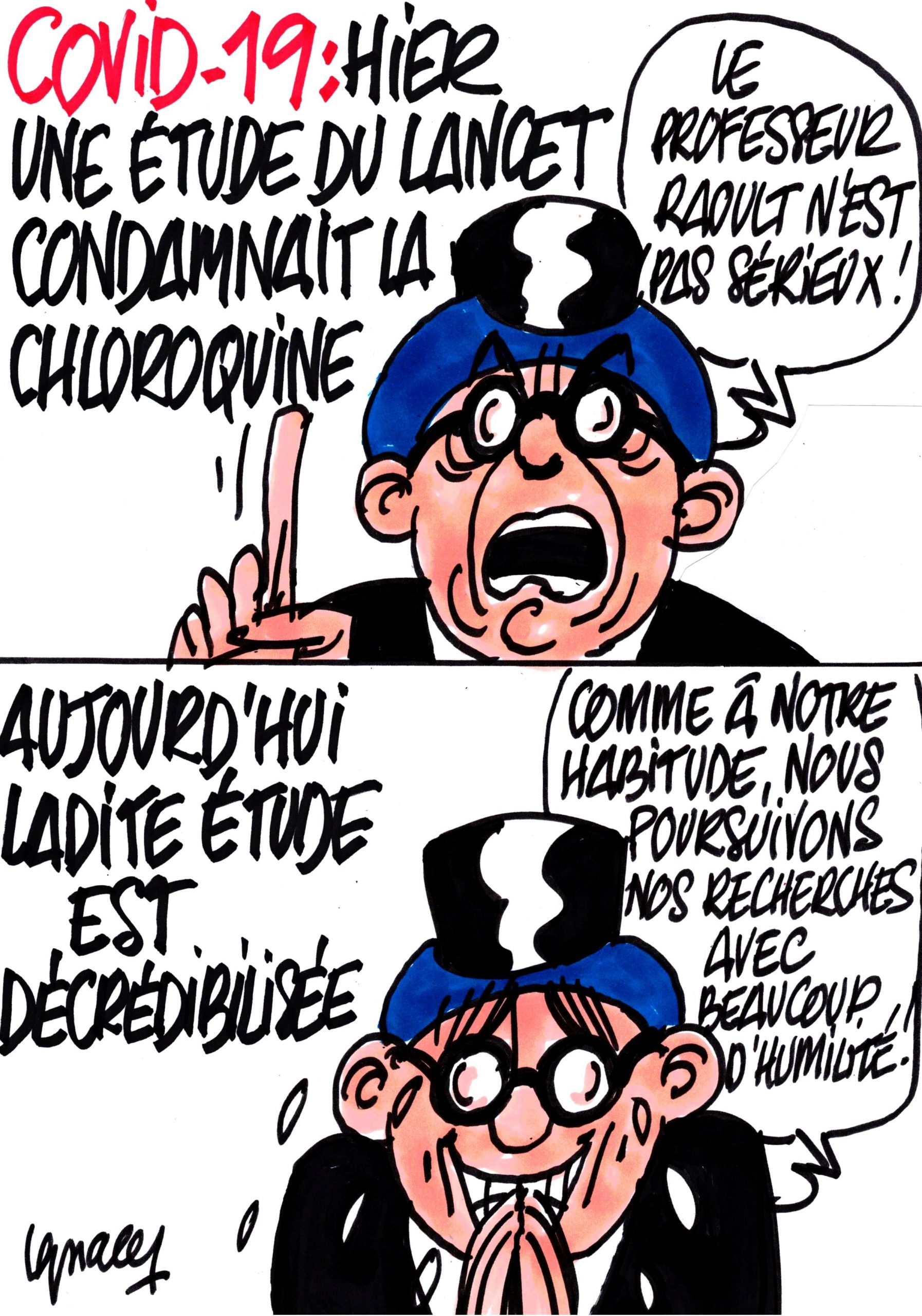 Ignace - The Lancet et son étude sur la chloroquine