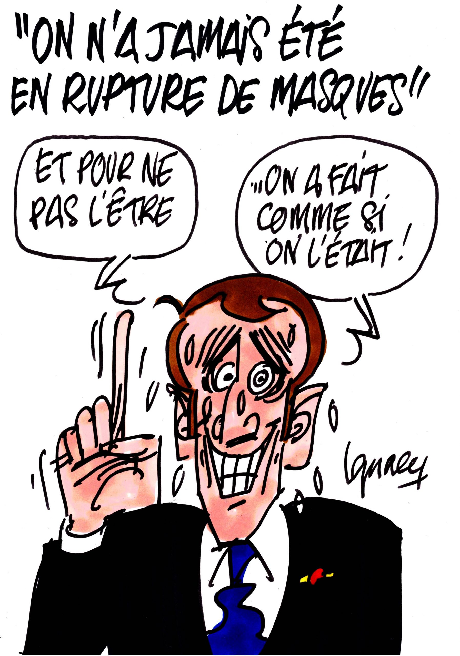 Ignace - "On n'a jamais été en rupture de masques"