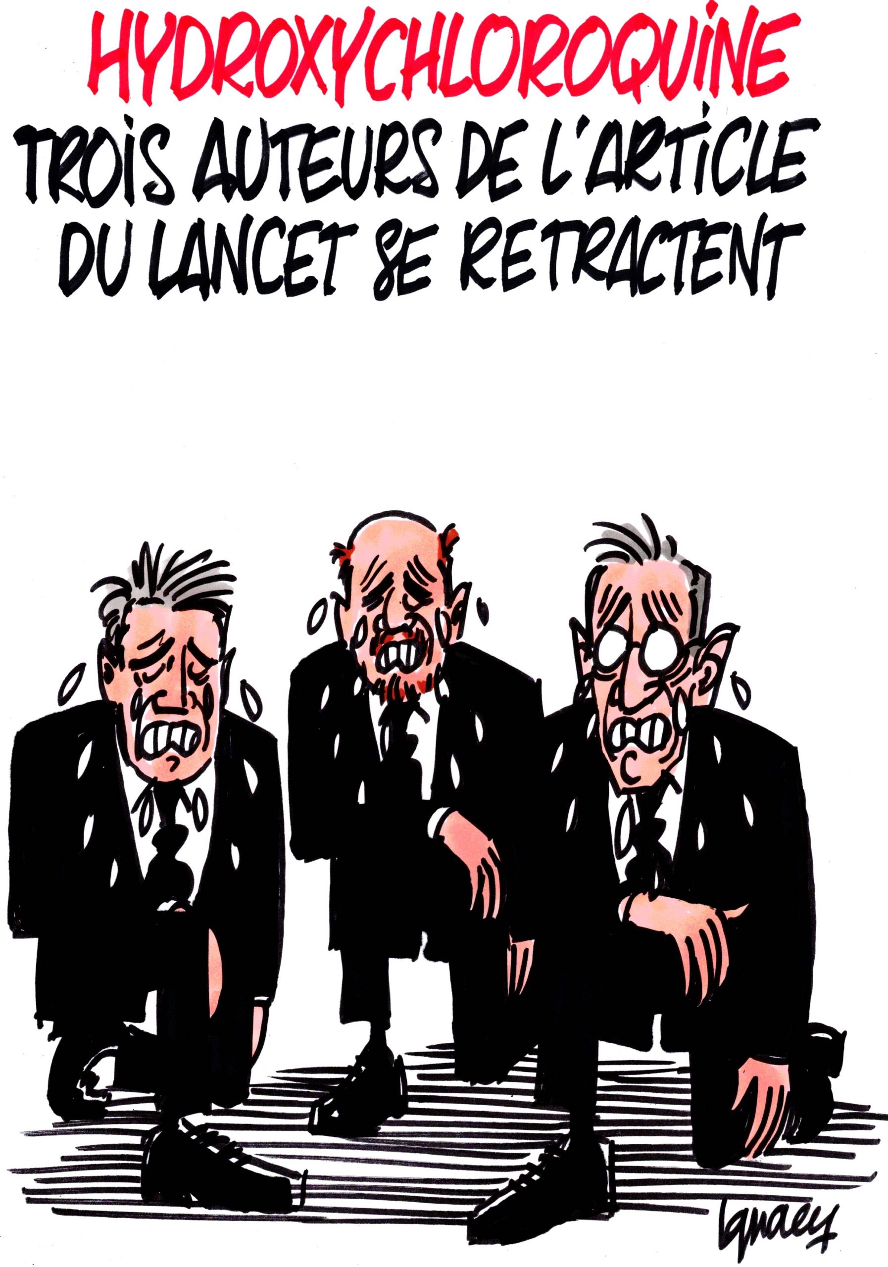 Ignace - Trois auteur de l'article du Lancet se retractent