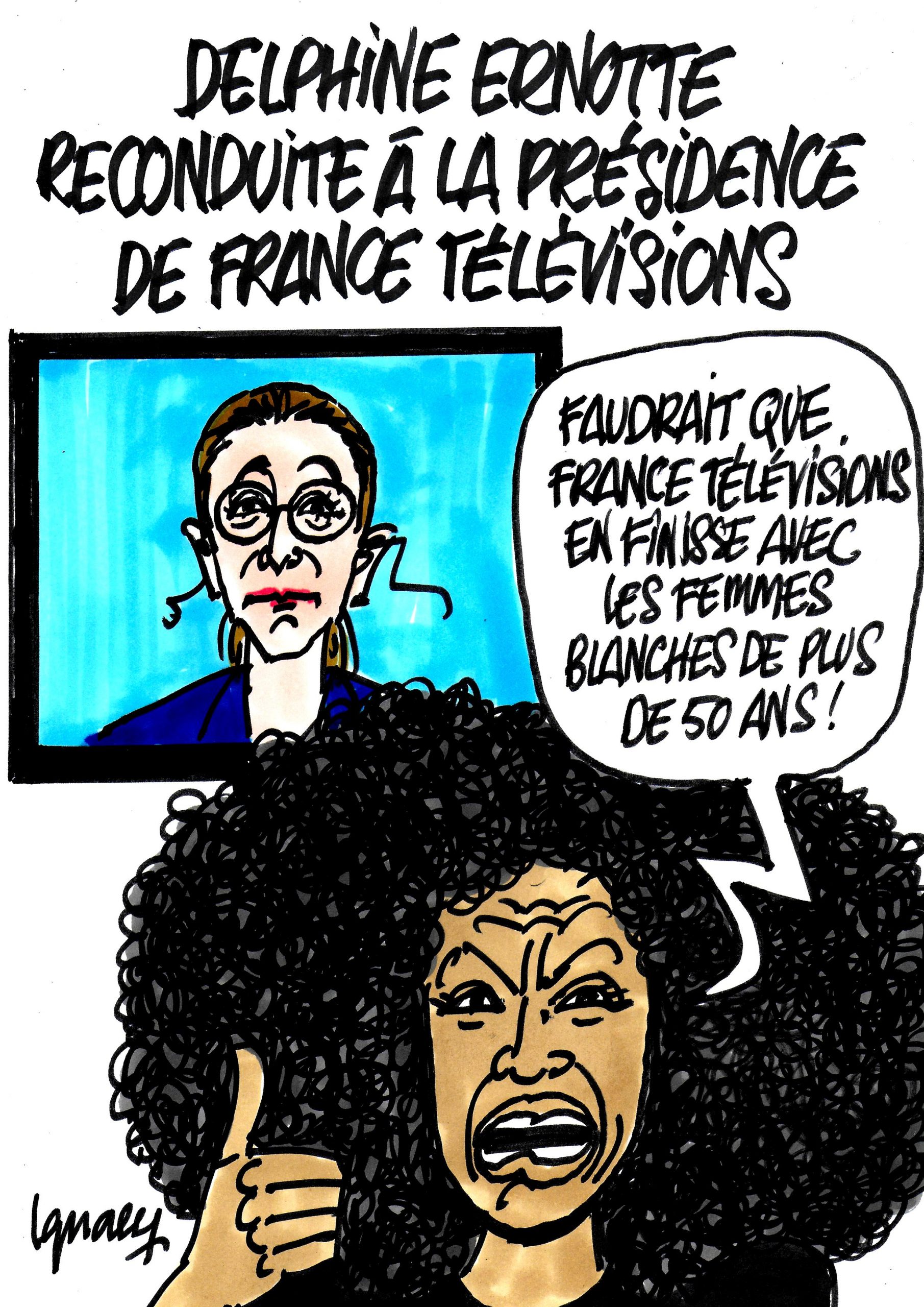 Ignace - Delphine Ernotte réélue à France Télévisions