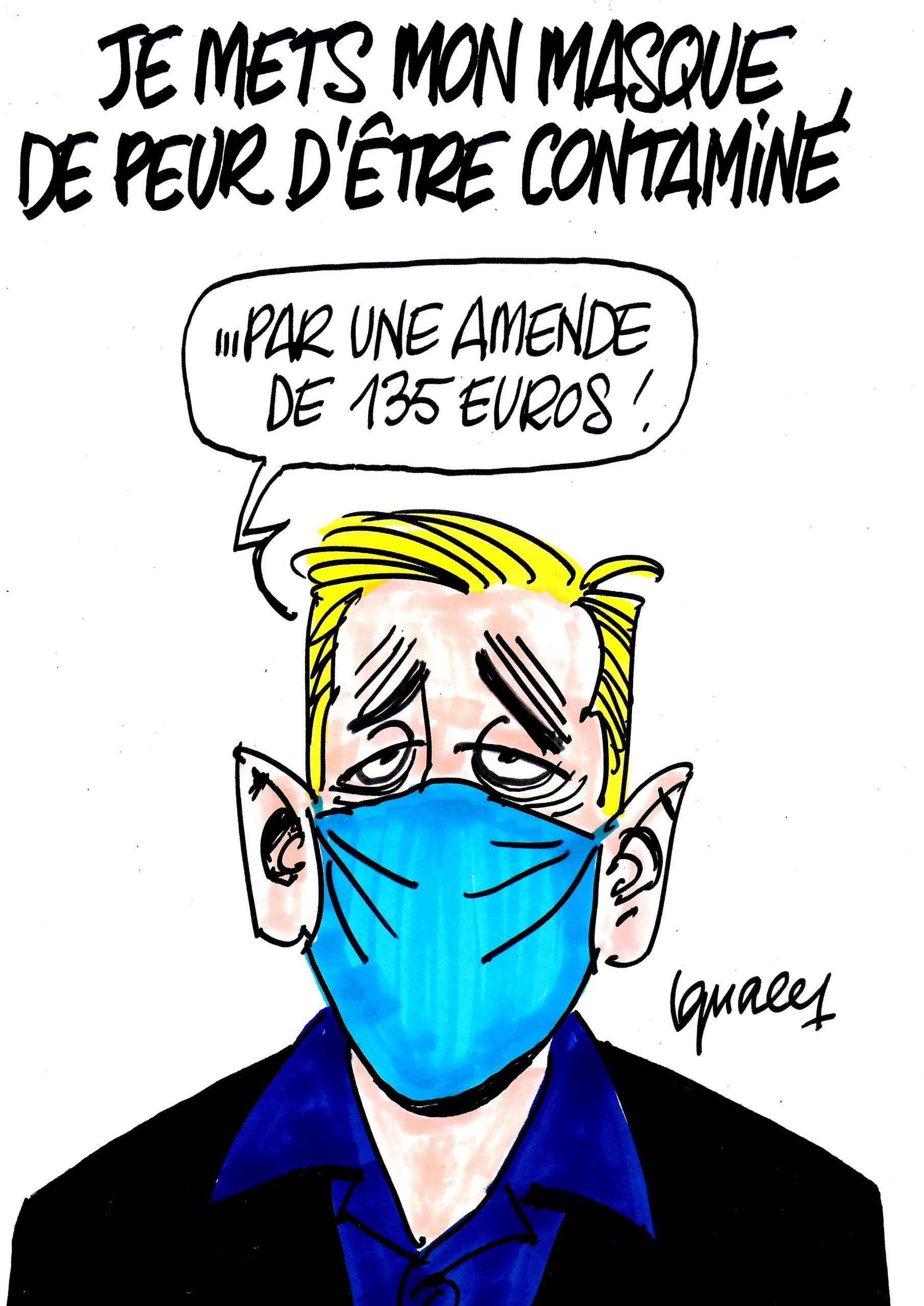 Ignace - Un masque pour ne pas être contaminé