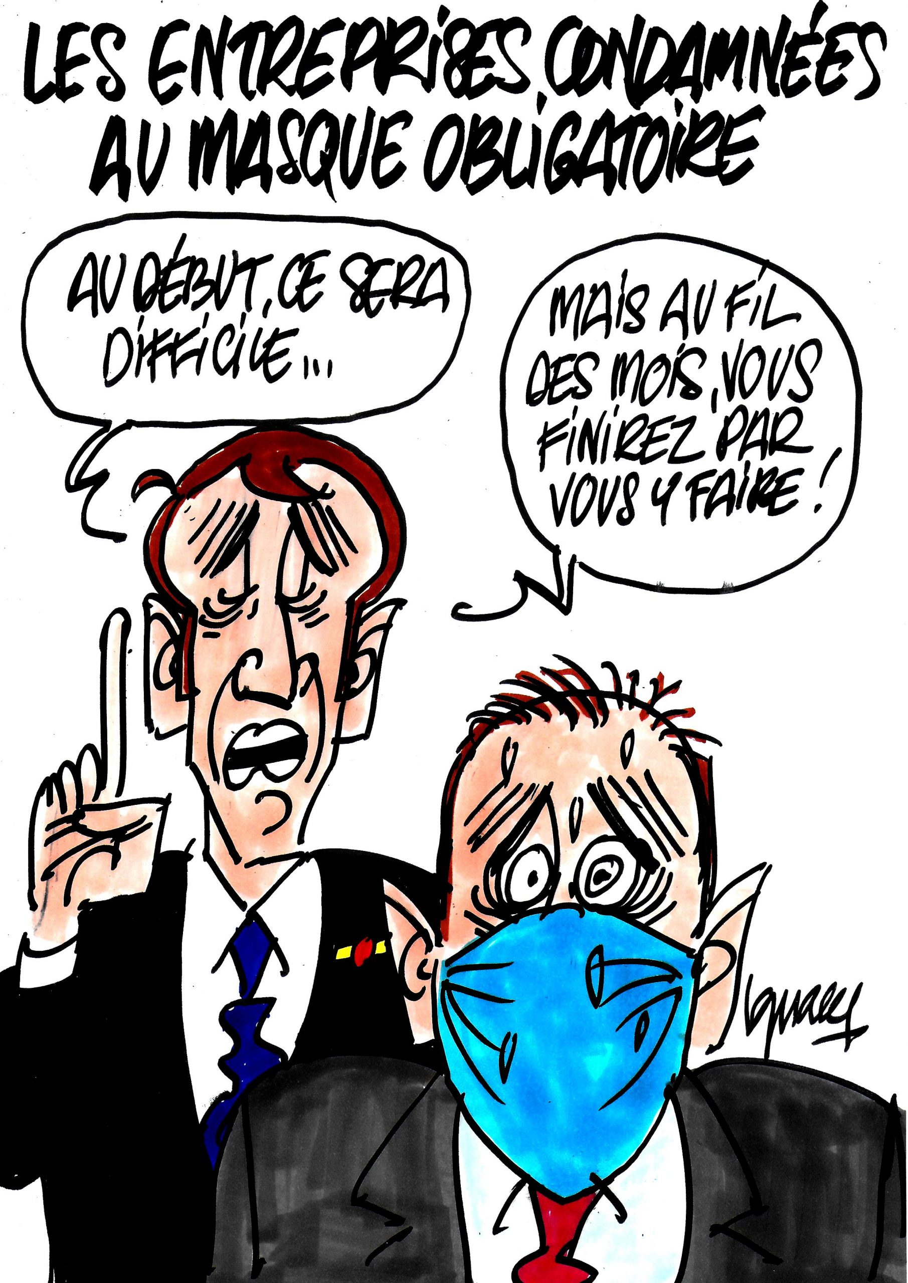 Ignace - Les entreprises condamnées au masque obligatoire
