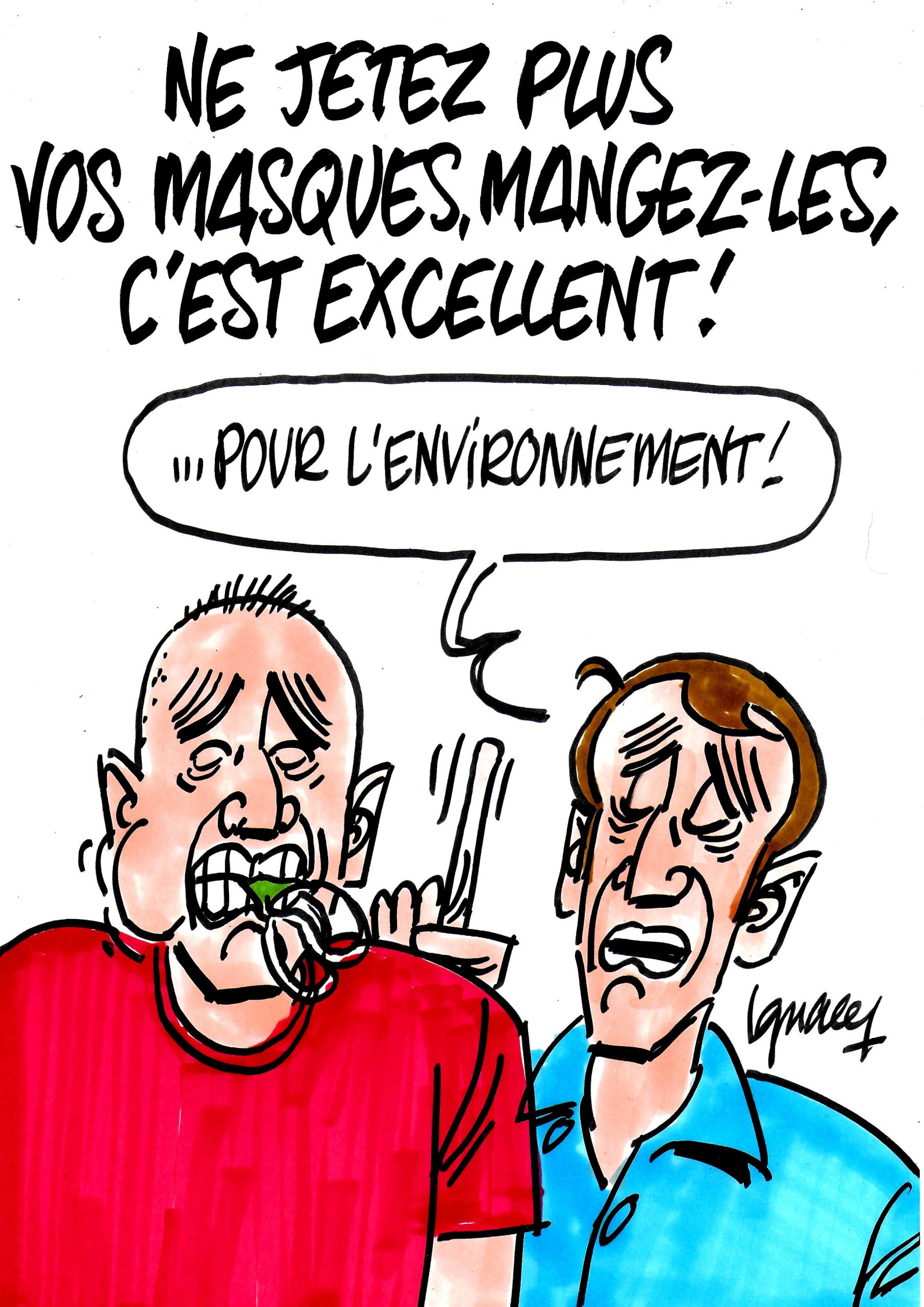 Ignace - Ne jetez plus vos masques !