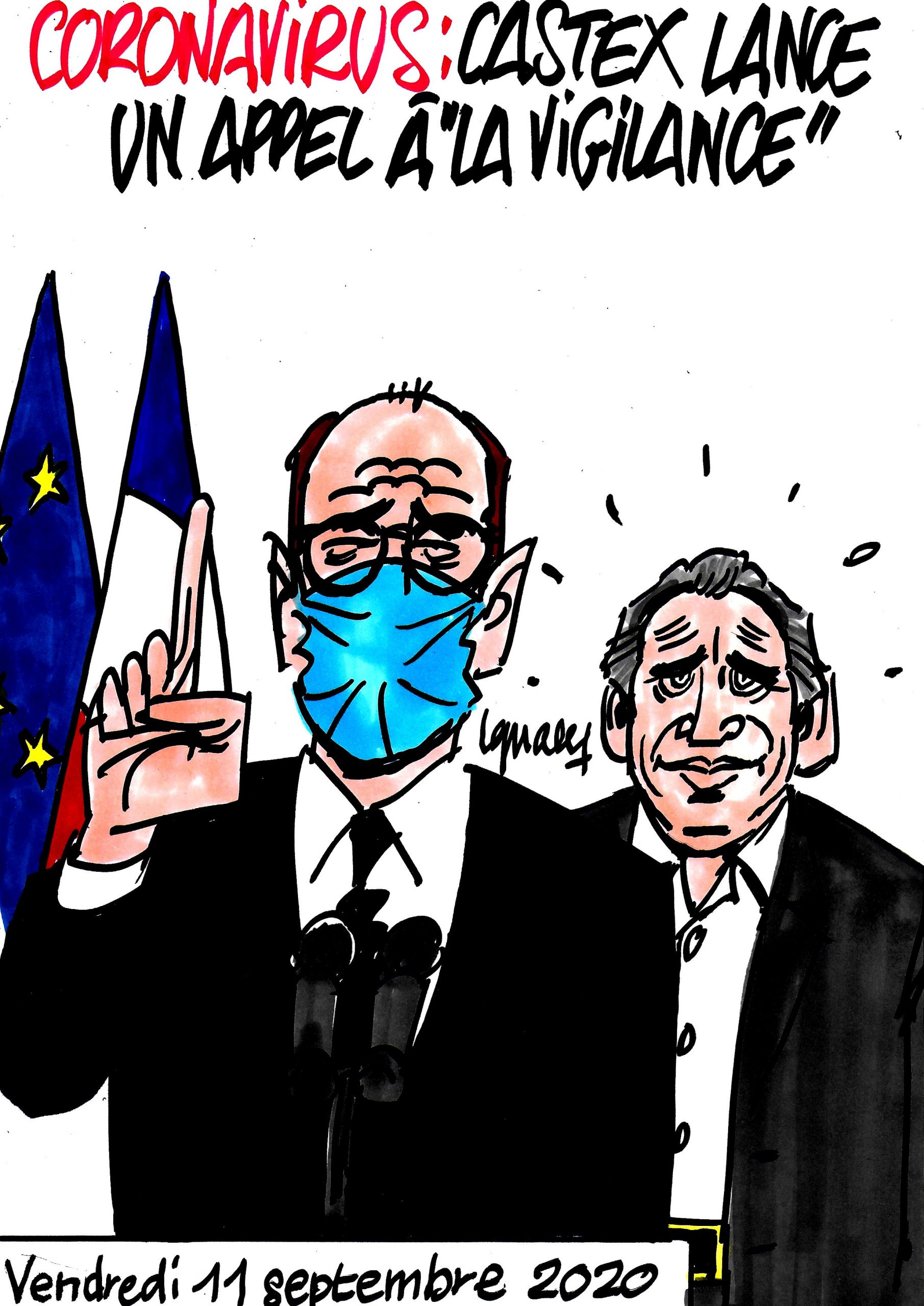 Ignace - Castex lance un appel à la "vigilance"